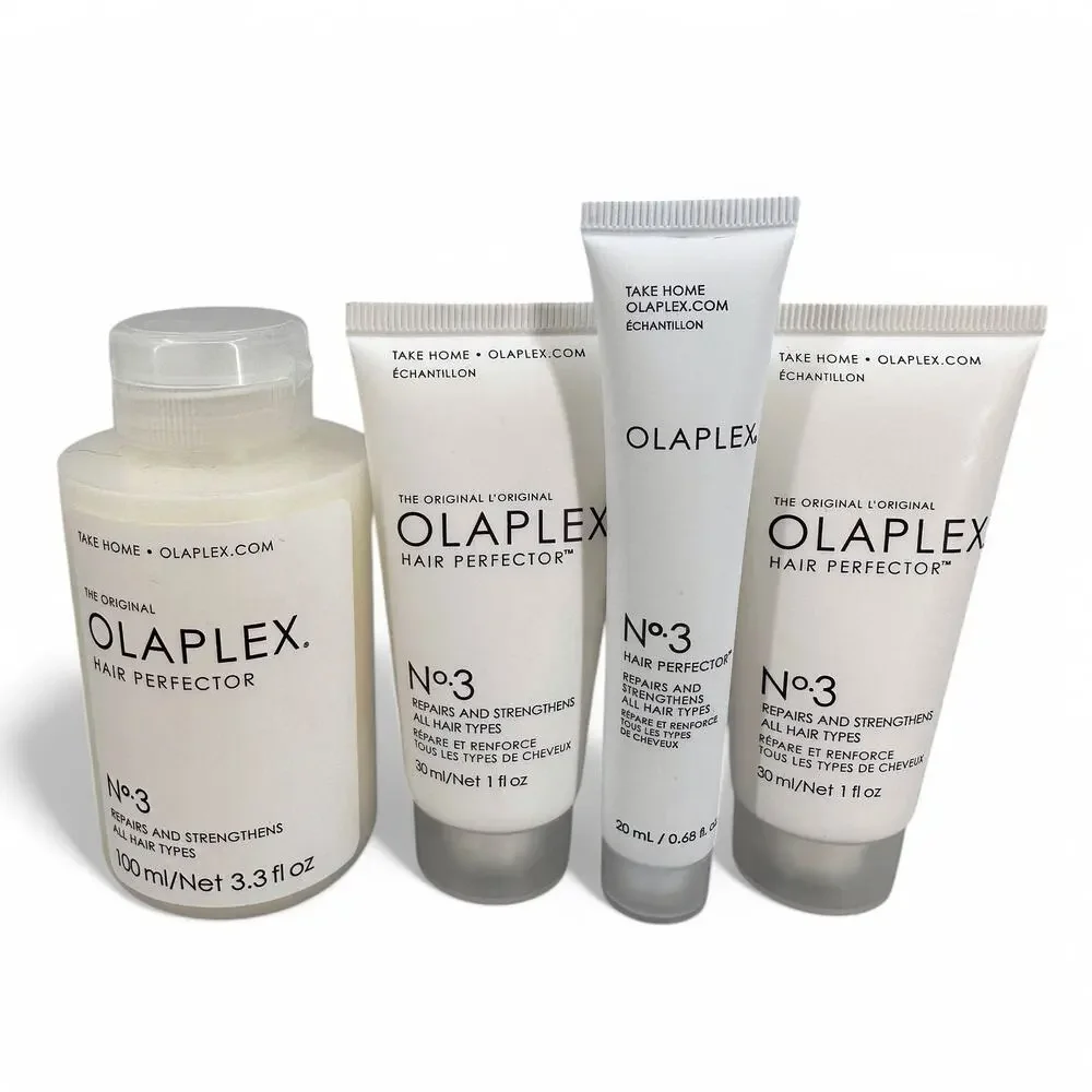 Olaplex Hair Perfector No 3 Lot 3.3 oz Bottle plus Take Home Tubes NEW